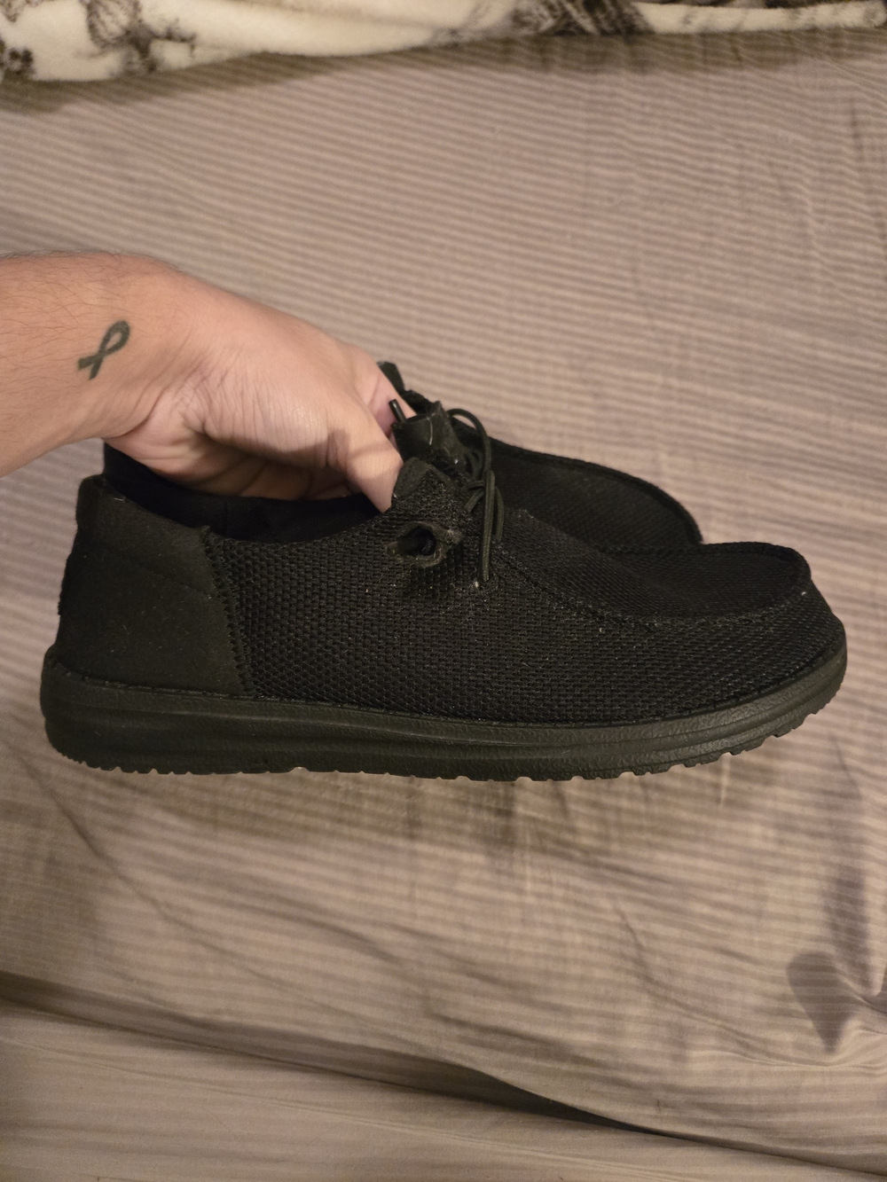 Women's Casual Hey Dudes Slip-On Shoe in Black